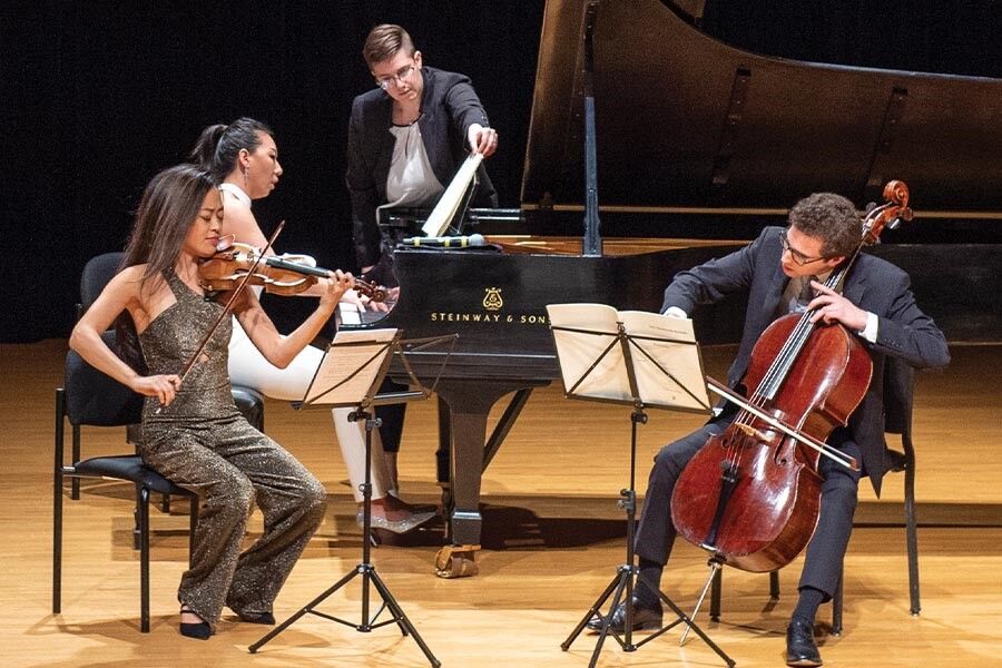 Ravinia Festival's Steans Piano Trio. (Photo courtesy of Ravinia Festival)